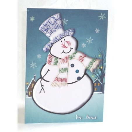 Snowman - Christmas Card