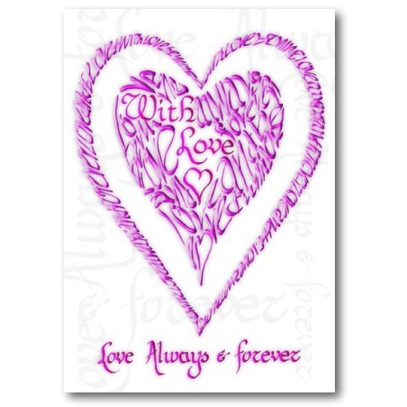 Ystävänpäivä rakkaudella - vaaleanpunainen