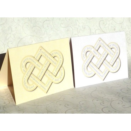 Anniversario di nozze Amore Nodo Card di Calligraphy Arts