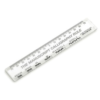 Manuscript Calligraphy Rule – 6 Inch