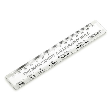 Manuscript 6 tuuman perspex kalligrafia sääntö merkitty keskipisteestä