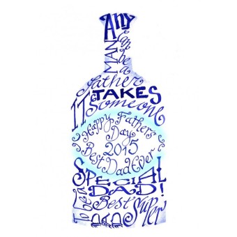 Best dad Father's Day card by Calligraphy Arts