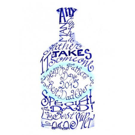 Best dad Father's Day card by Calligraphy Arts