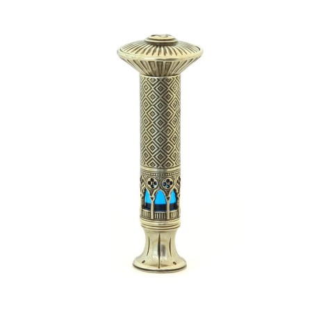 Bortoletti Poignée de timbres de joint de cire de Ducale en bronze et verre de Murano