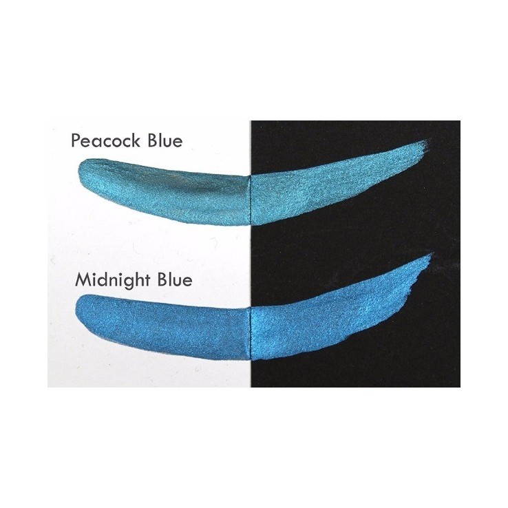 Coliro "Peacock Blue" Handgefertigte Perlkolor aus Deutschland