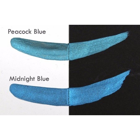 Coliro "Peacock Blue" Handgefertigte Perlkolor aus Deutschland