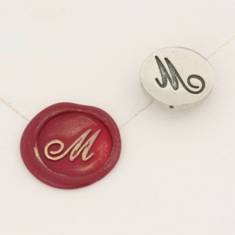 Bortoletti Cursive Letter Wax Seal Frimærker
