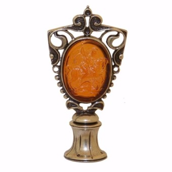 Bortoletti Saint George Murano Glass Wax Seal