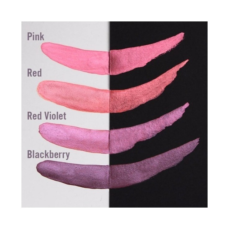 Coliro "Pink" Perlcolor à la main de l'Allemagne - comparé à d'autres couleurs
