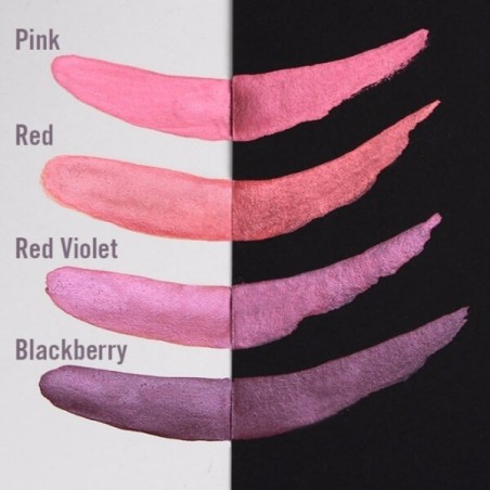 Coliro "Pink" Håndlavet Pearlcolor fra Tyskland - sammenlignet med andre farver