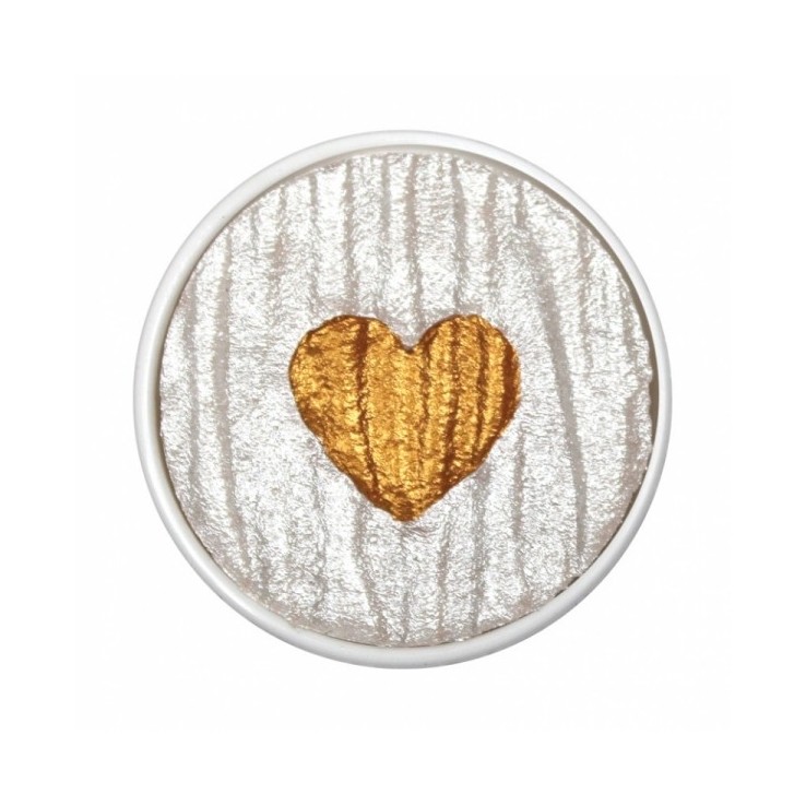 Coliro "Heart of Gold" Recharge de perle de perle édition limitée