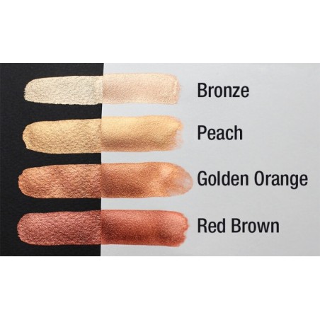 Coliro "Peach" Handgjord pärlcolor från Tyskland - jämfört med andra färger