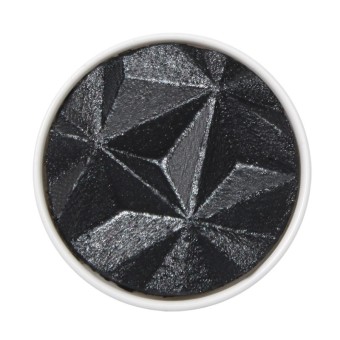 Coliro "Dark Star" Panoramique en argent noir de recharge de perle