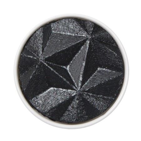 Coliro "Dark Star" Panoramique en argent noir de recharge de perle