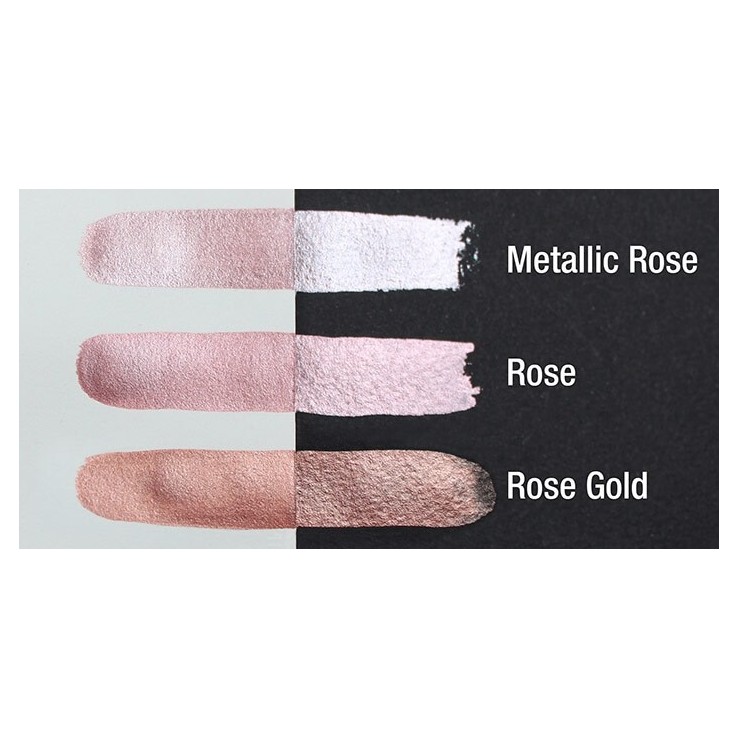 Coliro "Metallic Rose" Handgemaakte pearlcolor uit Duitsland - vergeleken met andere kleuren
