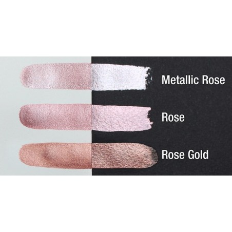 Coliro "Metallic Rose" handmade pearlcolor from Germany - compared with other colours