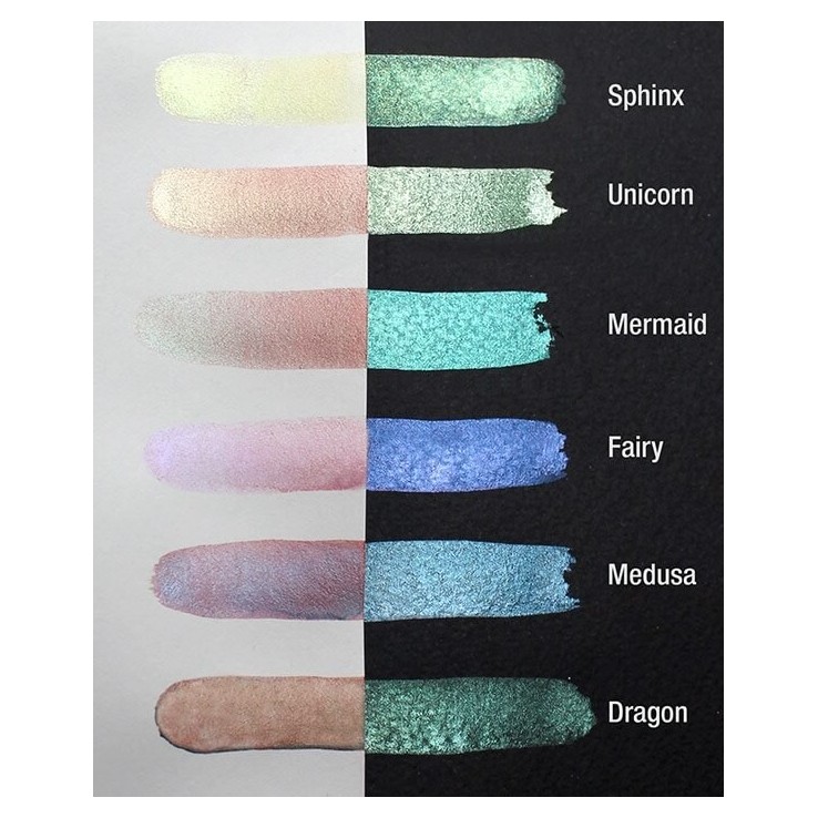 Coliro "Fairy" handmade pearlcolor from Germany - compared to other colours