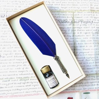 Bortoletti CA 'D'ORO Red Feder-Federstift und Tintensatz 2