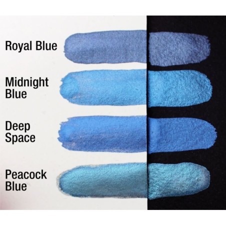 Coliro "Royal Blue" handmade pearlcolor from Germany - compared to other colours