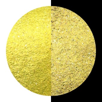 Coliro "Vibrant Yellow" pearlcolor refill metallic yellow pan 2