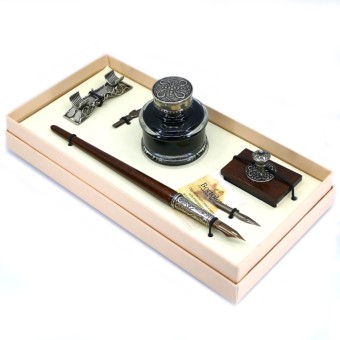 Bortoletti Steno wooden calligraphy writing set