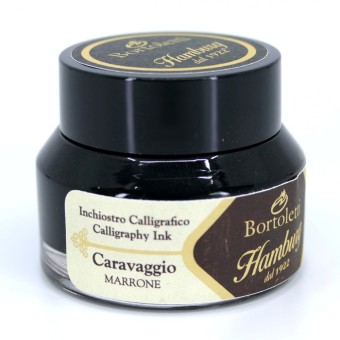 Encre de calligraphie italienne brune - Hamburg Caravaggio 2