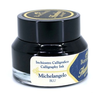 Encre de calligraphie italienne bleue - Hamburg Michelangelo 2