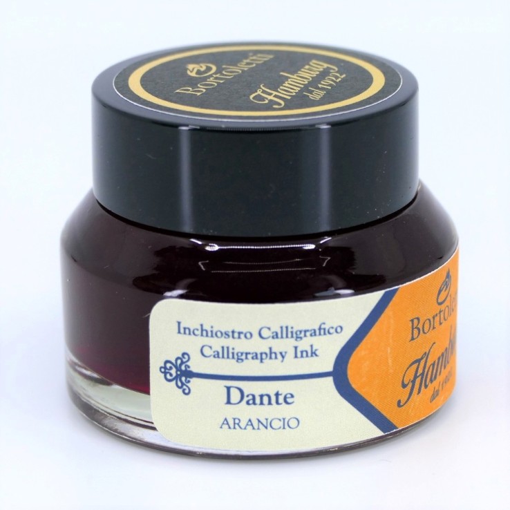 Orange Italian Calligraphy Ink - Hamburg Dante