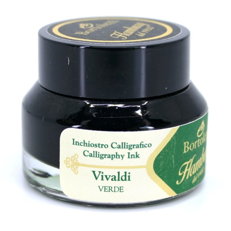 Groene Italiaanse kalligrafie-inkt - Hamburg Vivaldi