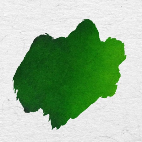 Green Vivaldi calligraphy ink colour swatch