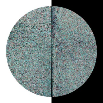 Coliro "Storm" pearlcolor refill metallic teal-grey pan 2