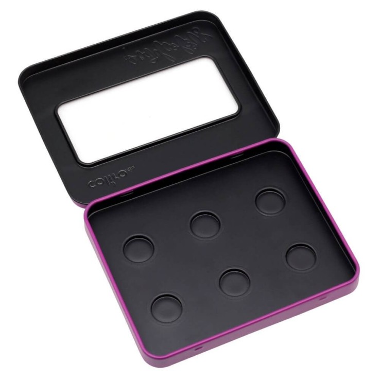 Purple Palette Box for 6 Coliro Pearlcolors