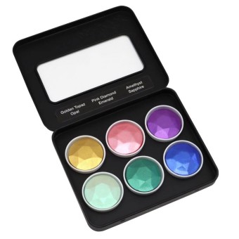 Coliro "Bling" pearlcolor set in metal box 2