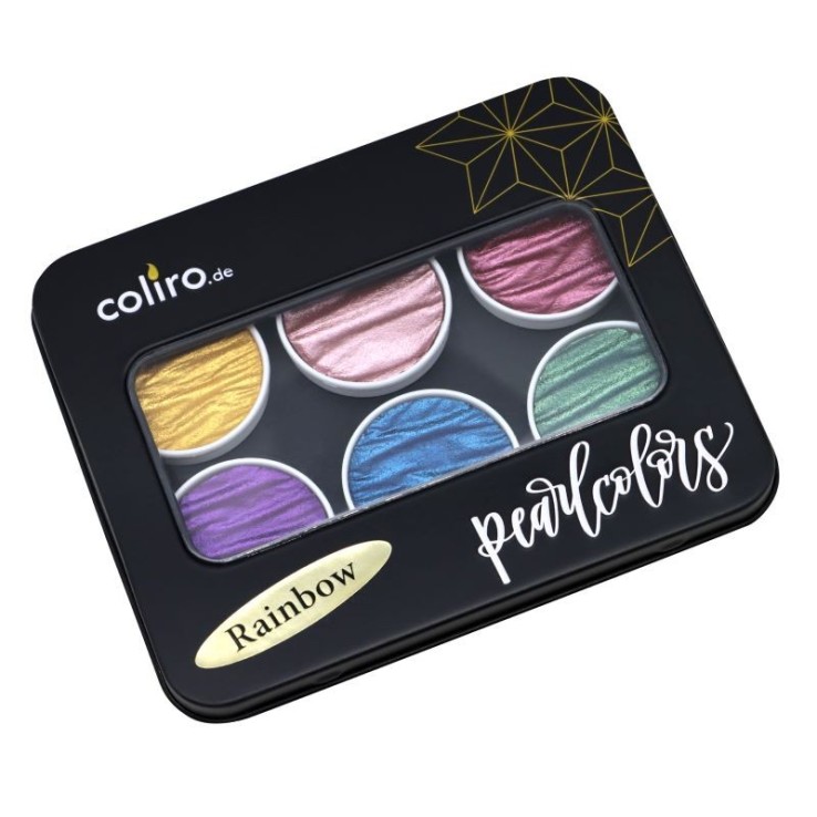 Coliro "Rainbow" Pearlcolor Set in scatola di metallo