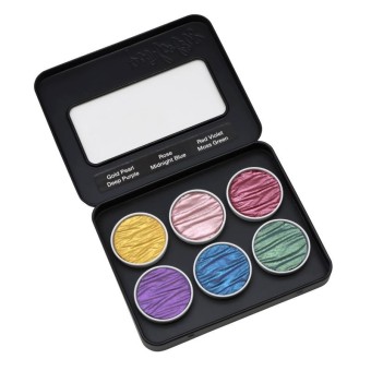 Coliro "Rainbow" pearlcolor set in metal box 2