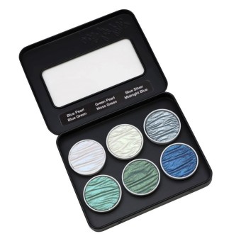 Coliro "Ocean" pearlcolor set in metal box 2