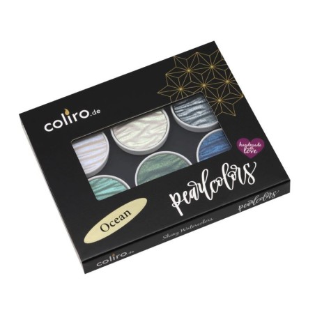 Coliro "Ocean" Perlcolor dans une boîte en métal avec manchon en carton