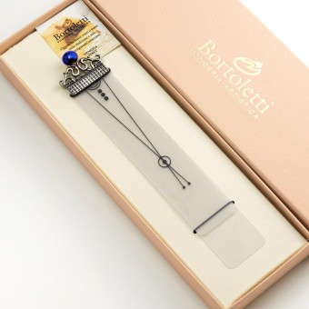 Bortoletti Pearl Bookmark – Bronze & Murano Glass Bead