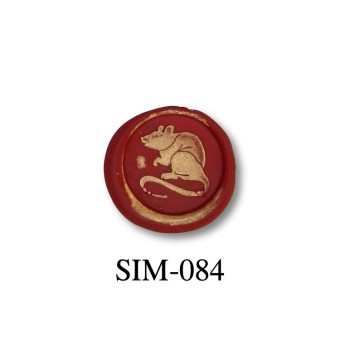 Bortoletti Mus kinesisk stjernetegn voks forseglingsstempel