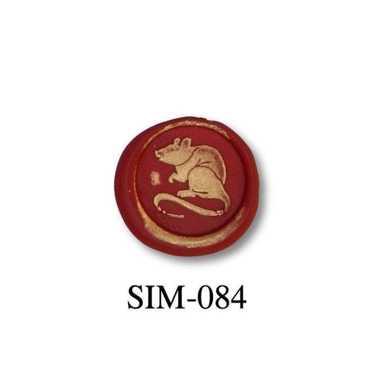 Bortoletti Mus kinesisk stjernetegn voks forseglingsstempel