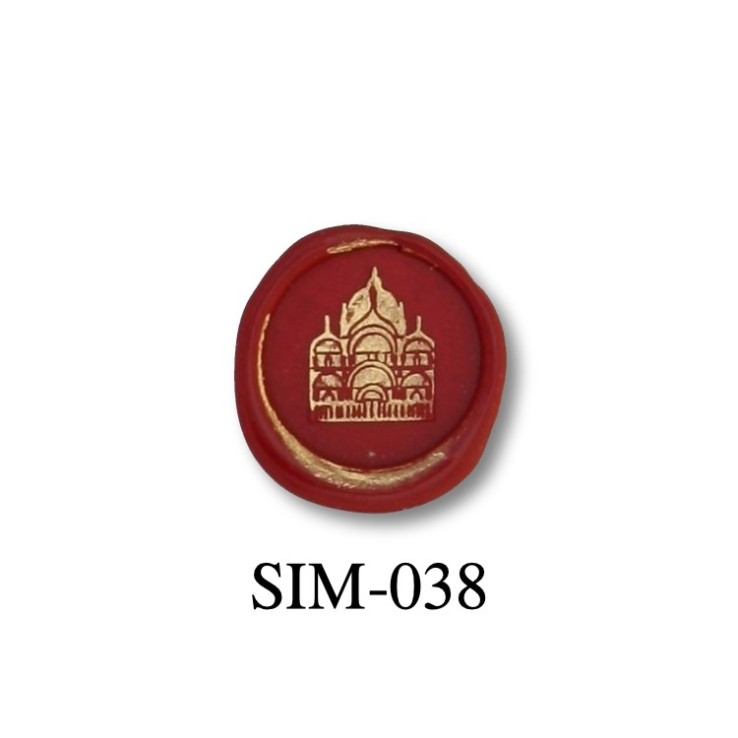Bortoletti St Mark’s Basilica Venice 22 mm wax seal stamp