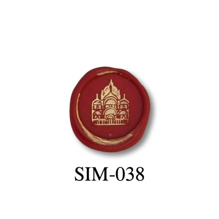 Bortoletti St Mark’s Basilica Venice 22 mm wax seal stamp