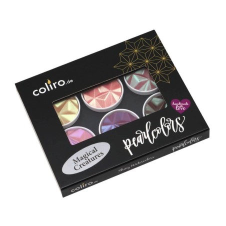 Coliro "Magical Creatures" Pearlcolor satt i metalllåda med kartonghylsa