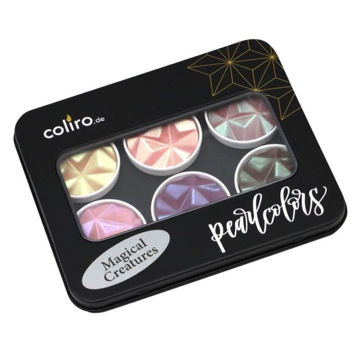 Coliro "Magical Creatures" PearlColor set con "Mermaid", "Fairy", "Medusa" y "Dragon"