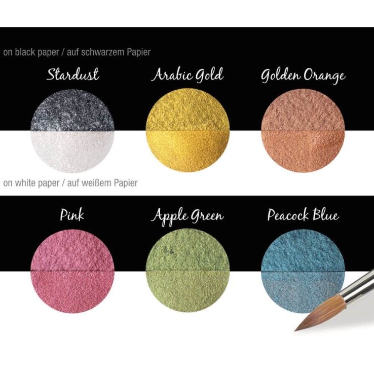 Coliro "Candy" swatch chart showing all six colours