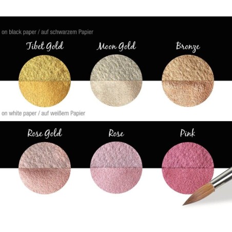 Coliro "Vintage" swatch chart showing all six colours