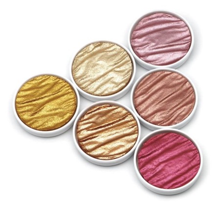 Coliro "Vintage" pearlcolor set showing all six pearlcolors out of the box