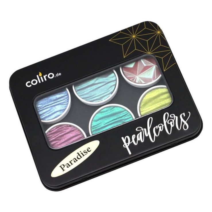 Coliro "Paradise" Pearlcolor Ensemble dans la boîte en métal