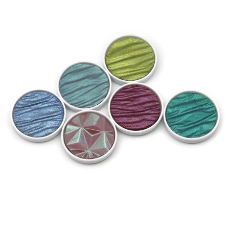 Coliro "Paradise" PearlColor Set mostrando las seis perloras fuera de la caja.