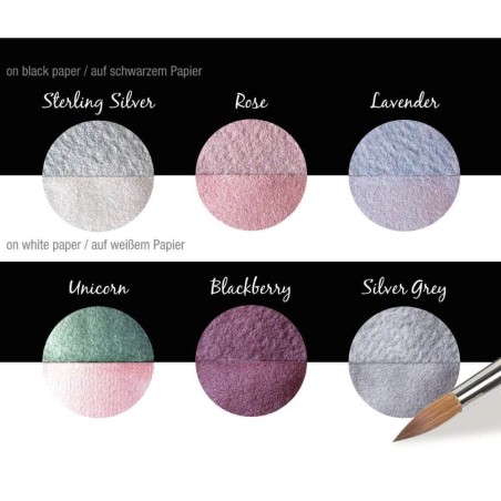 Coliro "Fairytale" Swatch-kaavio, joka näyttää kaikki kuusi väriä